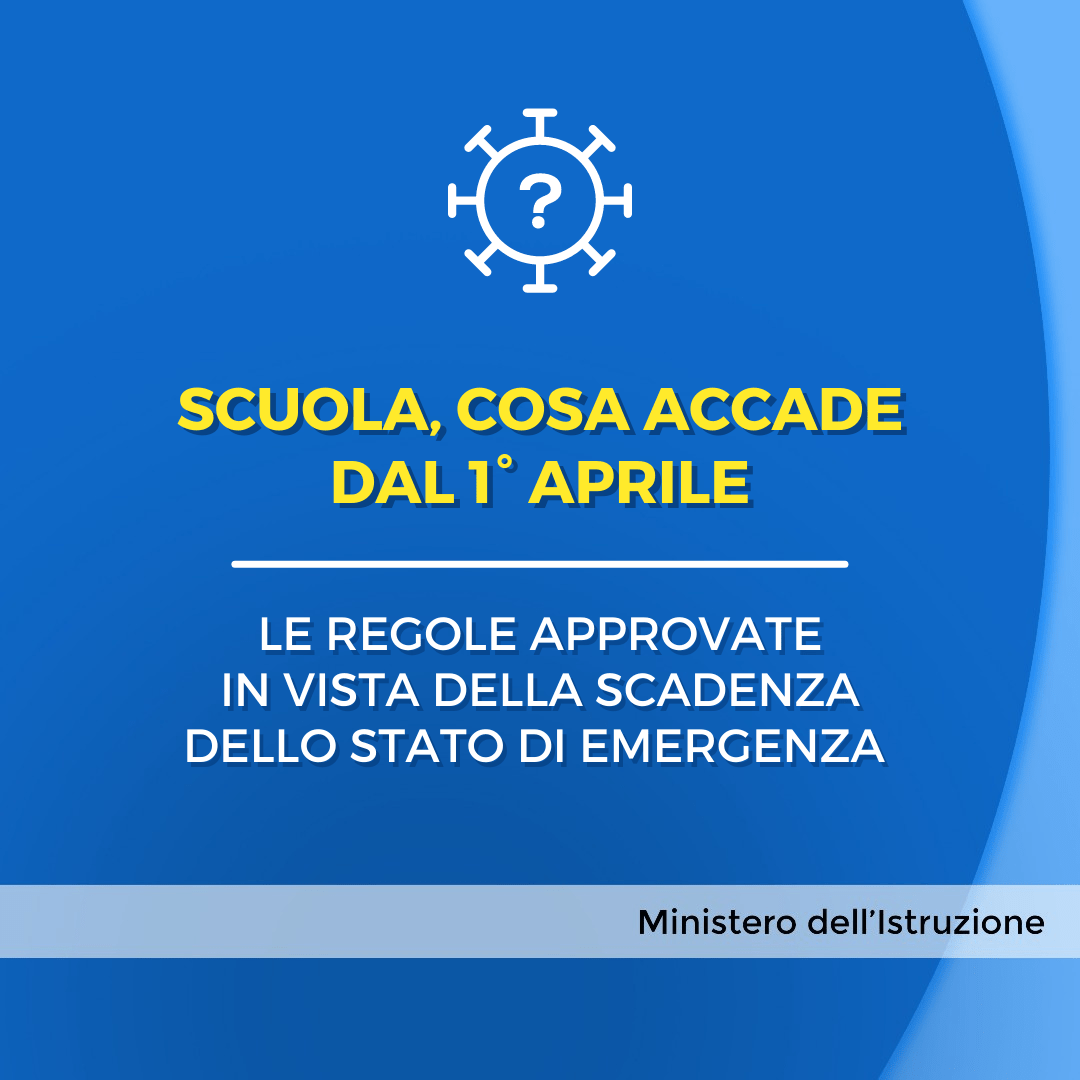 la scuola dopo lo stato di emergenza